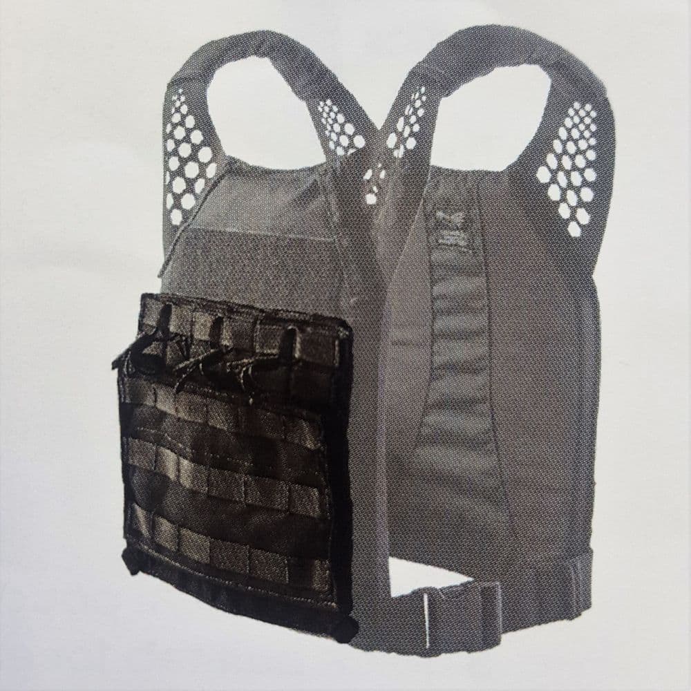 Eagle Industries Removable Front Flap with Divided Pocket and Molle