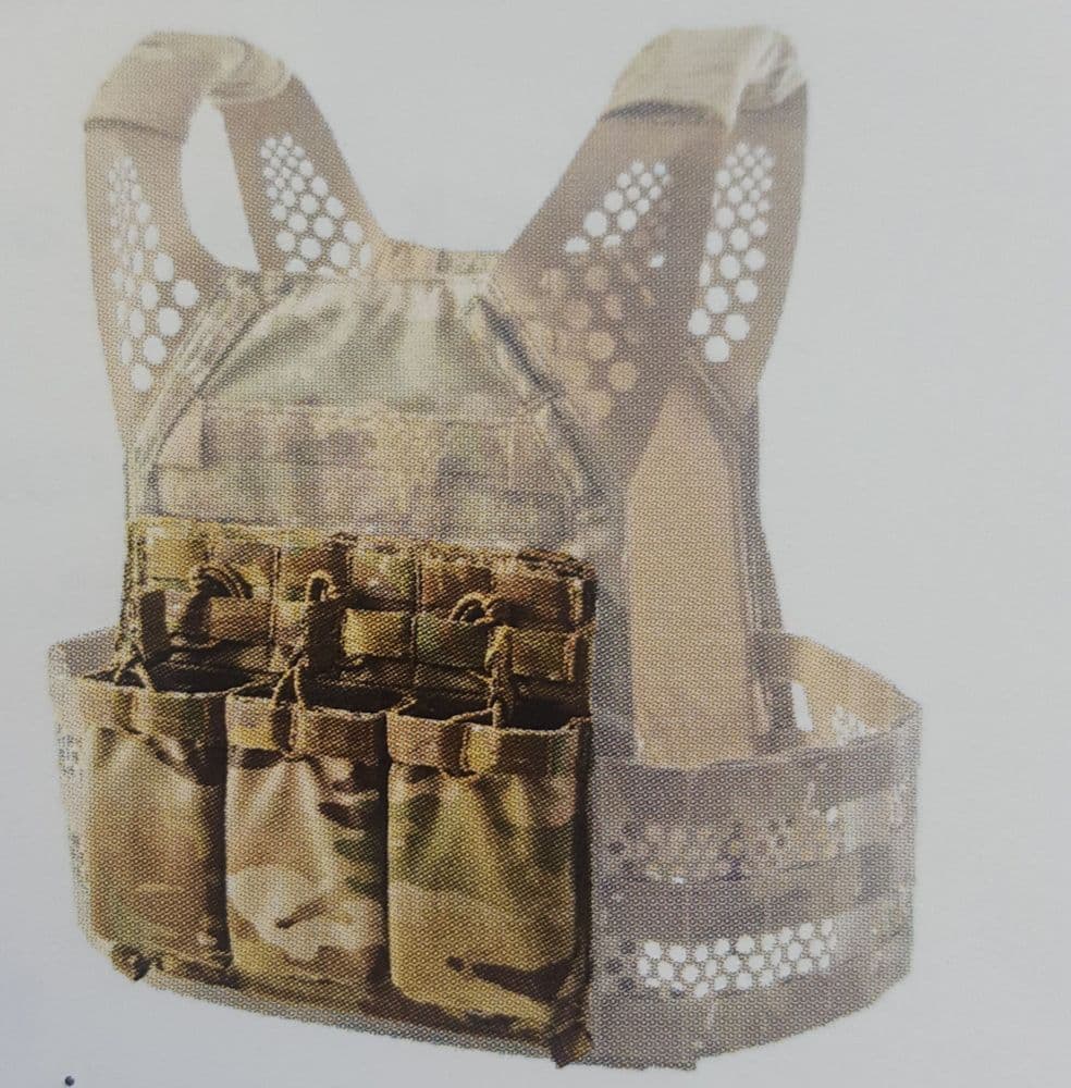 Eagle Industries Removable Front Flap with (x3) M4 Mag Pockets & Inserts (Assault Style)