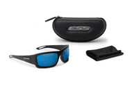 ESS Credence Sunglasses - Black Frame - Mirror Blue