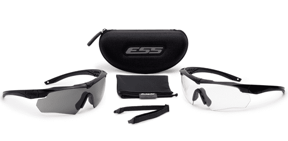 ESS Crossbow 2LS Glasses Black Frame (x2 Frame Kit)