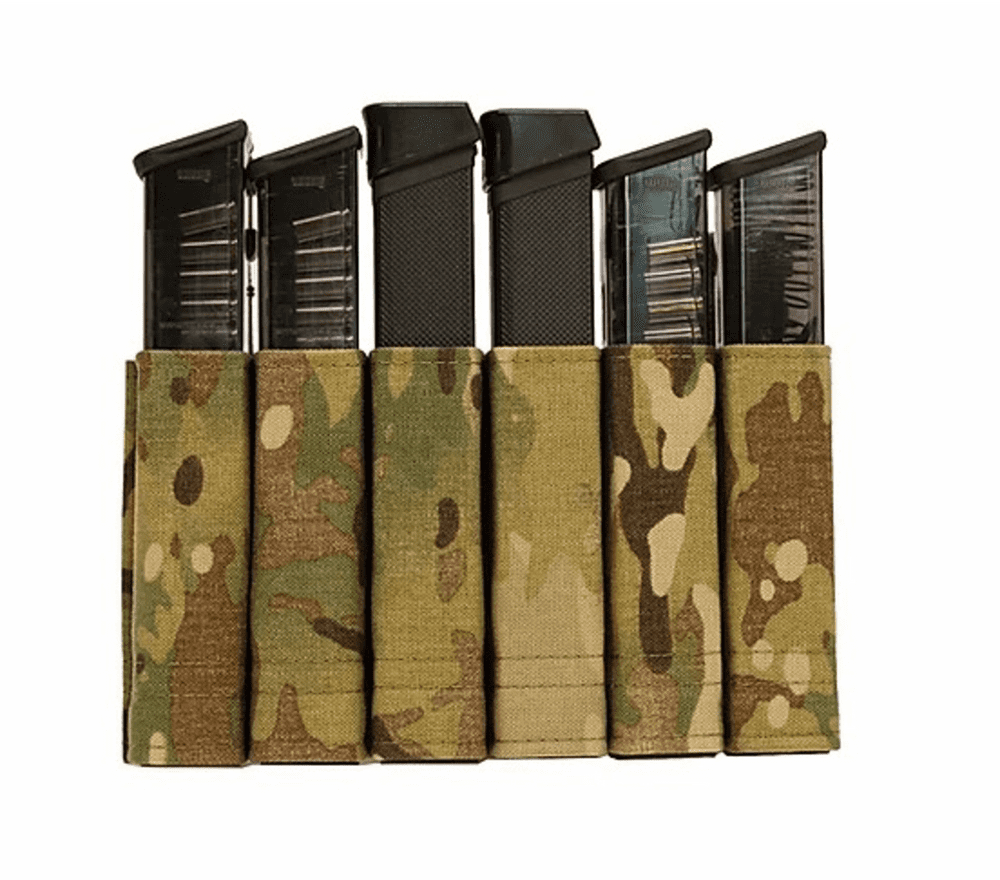 Esstac Subgun 6 pack Glock/Colt Daeodon Front Panel Tall KYWI Pouch - Multicam