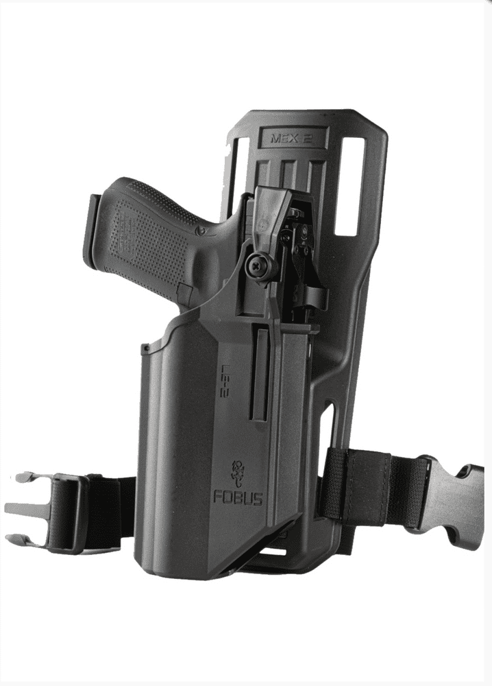 Fobus LE2 Level 2 Duty Level II holster for Glock 19, 19X, 17, 45