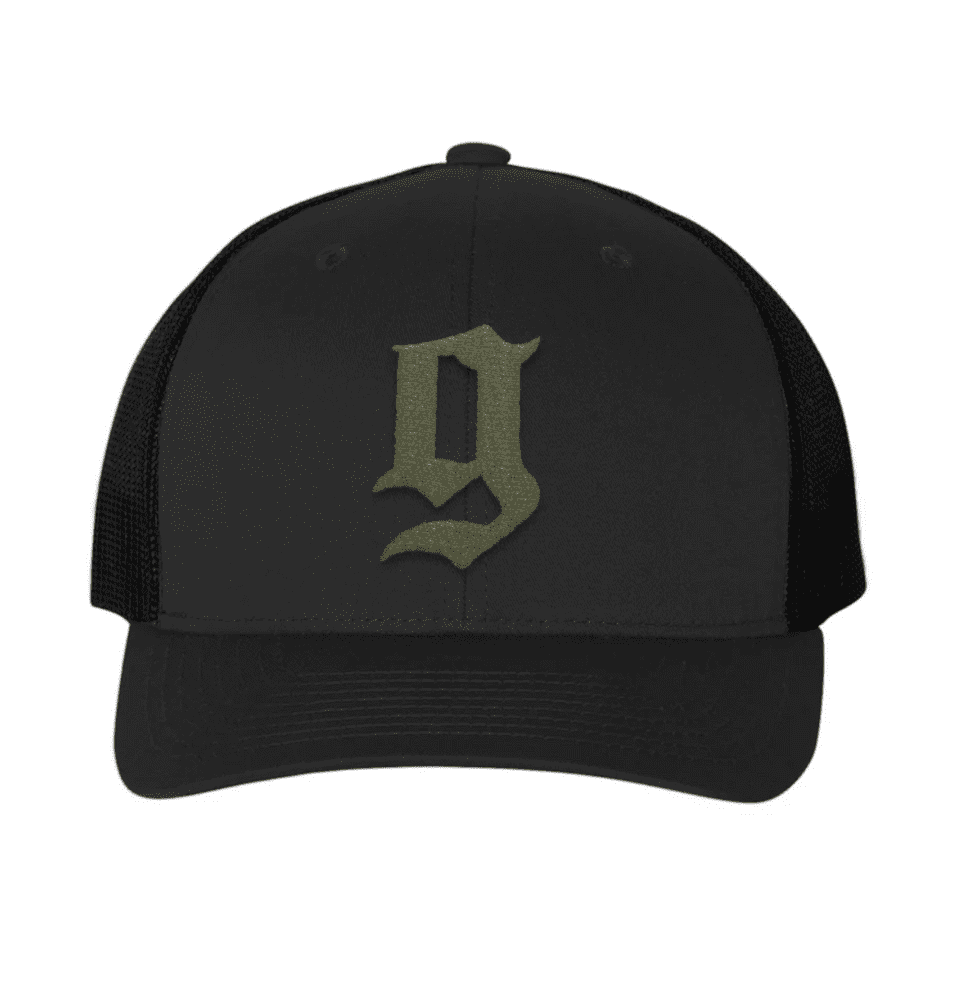 GBRS GROUP PUFF G TRUCKER HAT- OD Green