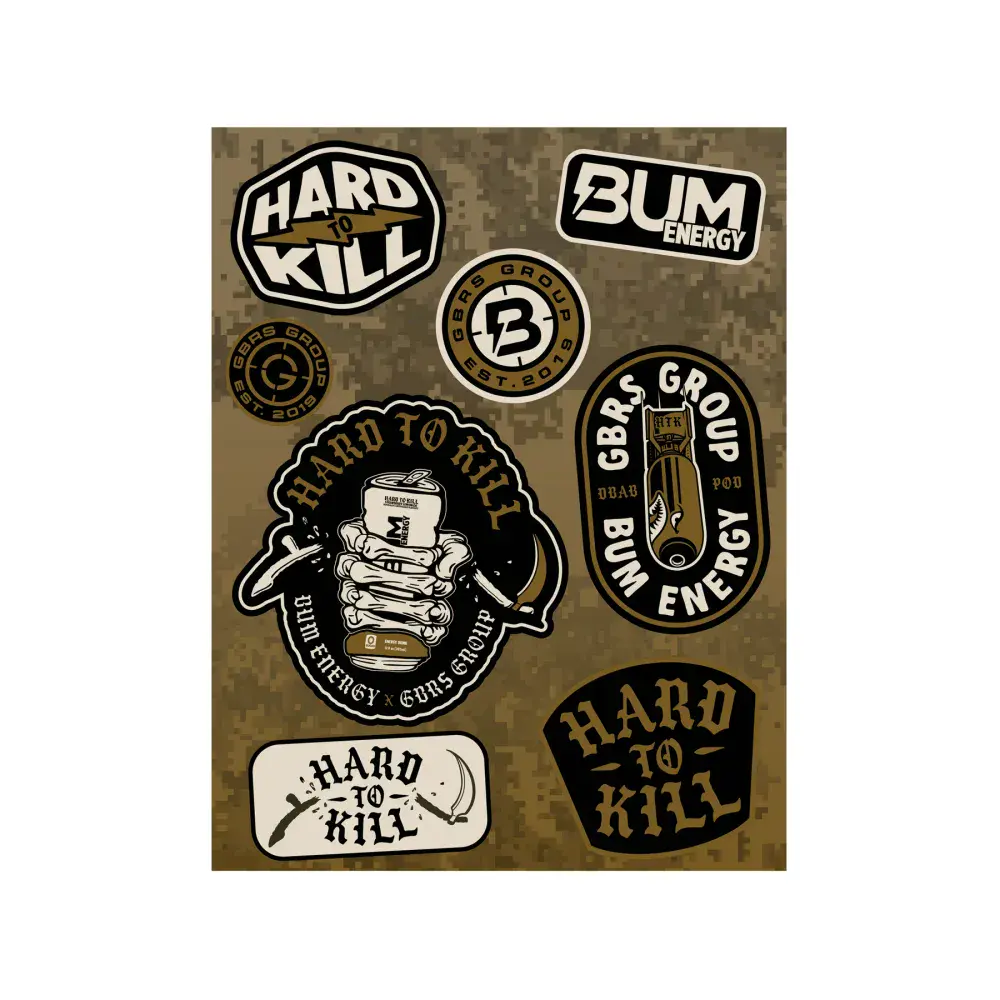 GBRS Group x BUM Energy Sticker Sheet