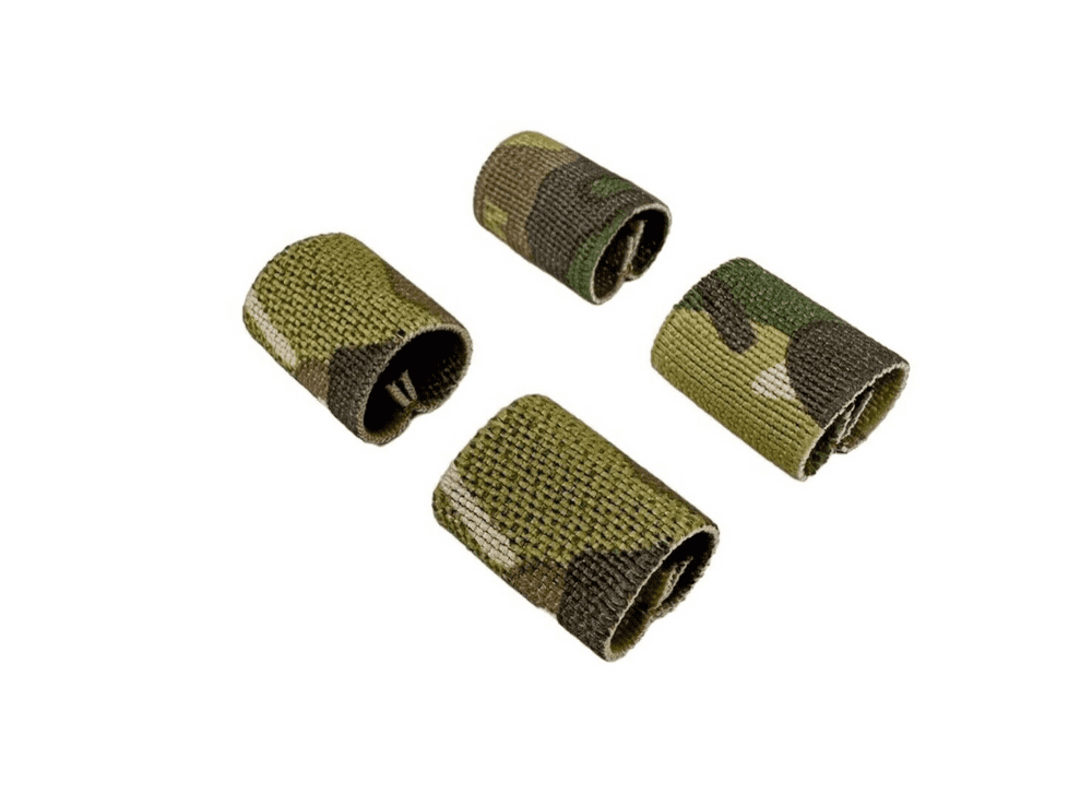 GP Gear 1" Elastic Webbing Strap Keepers / Retaining Bands 4 Pack