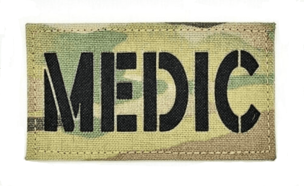 GP Gear Laser Cut Medic Patch - Multicam or Black