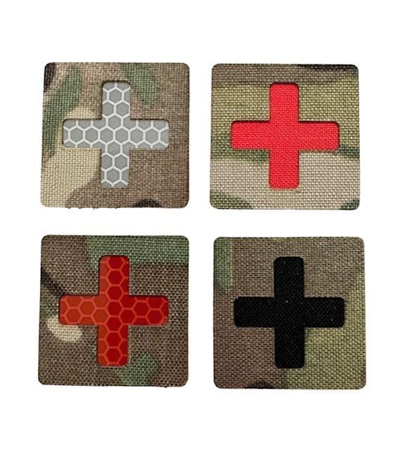 Cross Ruck Patch GP Gear Multicam Laser Cut Medical Cross Patch