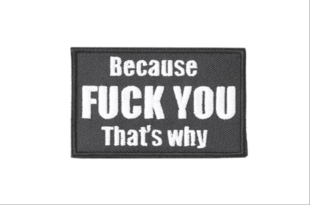 Griffon Industries Because That's Why Patch