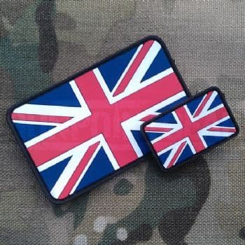 Gun Point Gear PVC Union Jack Patch Double Pack