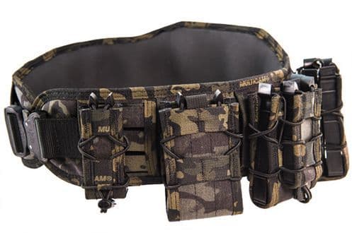 HSGI LASER Slotted Sure Grip Padded Belt Multicam Black