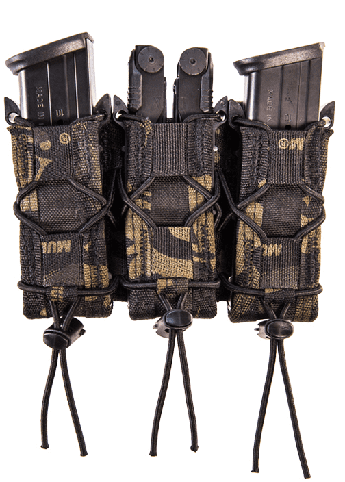 HSGI Triple Pistol Taco Pouch Multicam BLACK