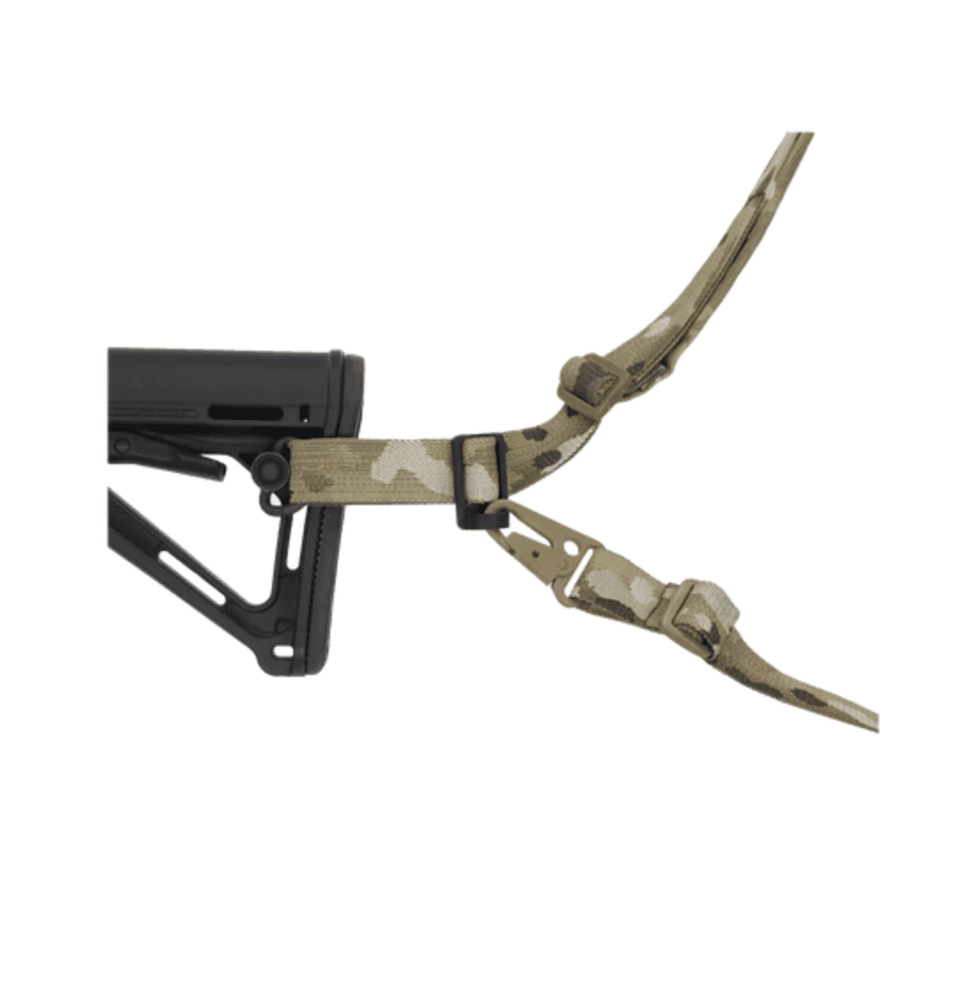ITW Nexus Tan GhillieTex IRR 2-inch Tri-Glides (50mm) - 4 Pack For Tactical Webbing