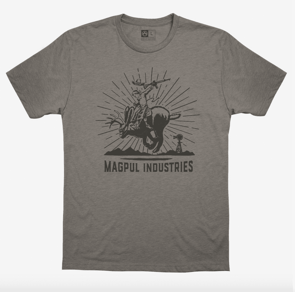 Magpul Jackalope Rodeo CVC T-Shirt- Stone Grey