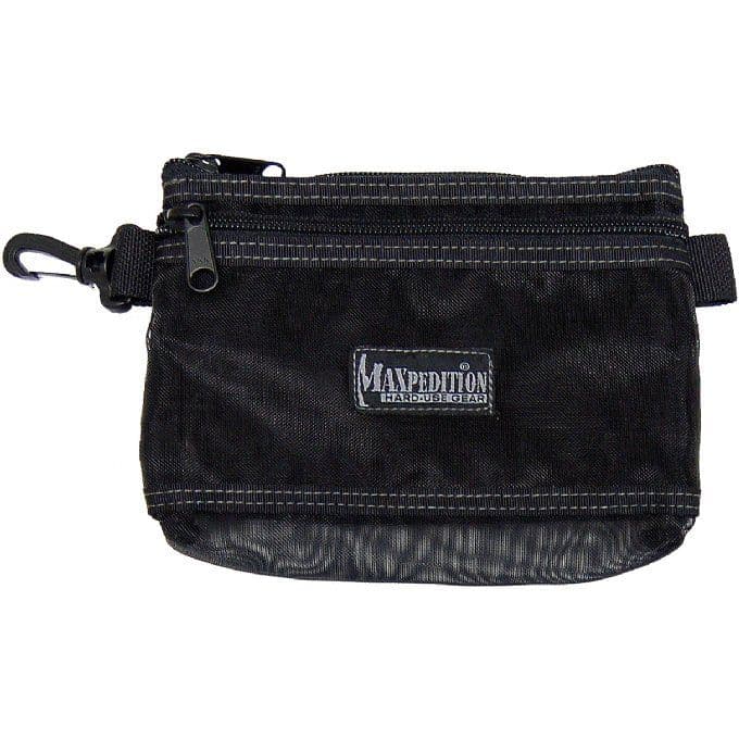 Maxpedition Moire Black Mesh Pouch 7 X 5 MAXP-807-B