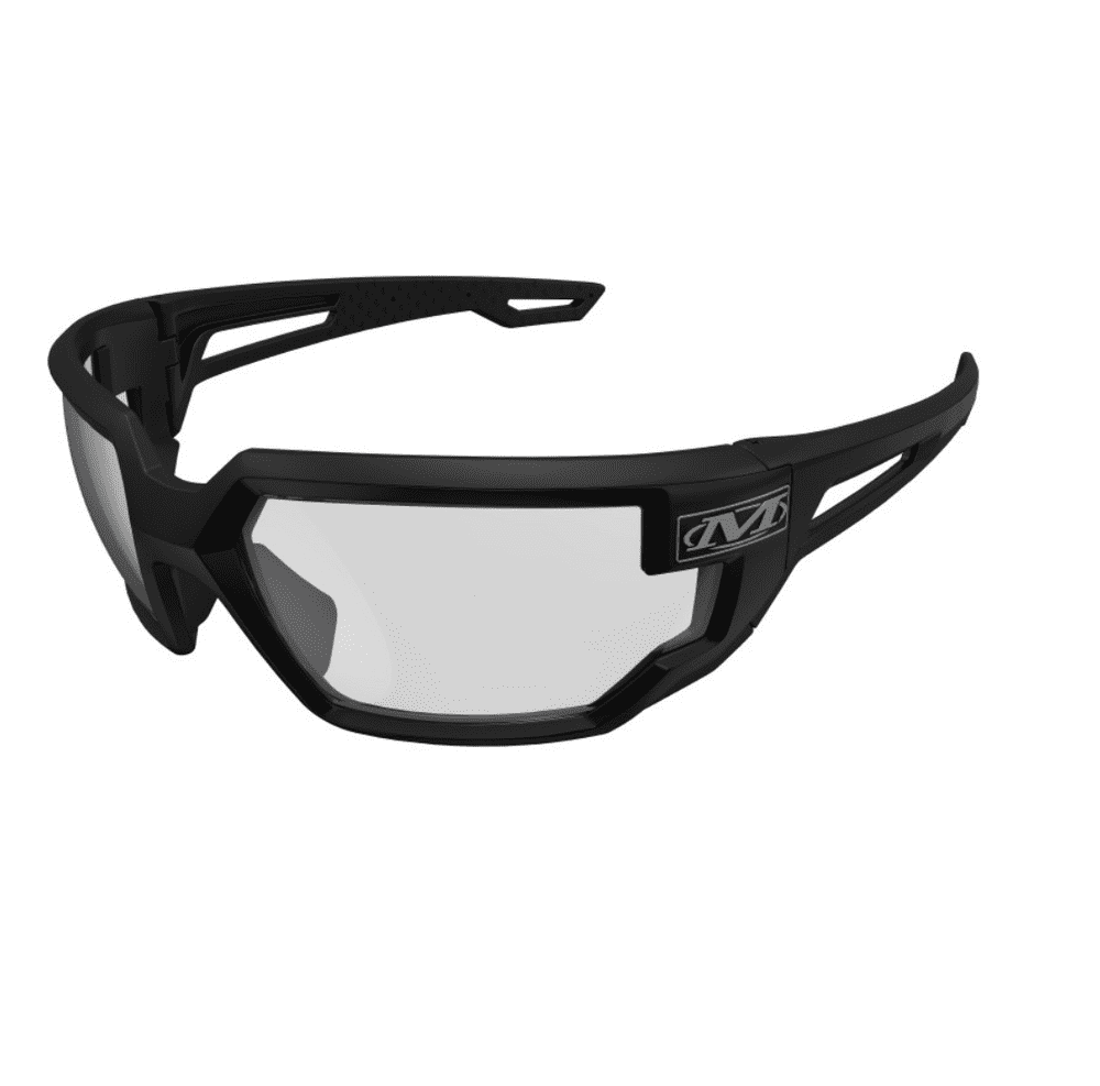 Mechanix Type X Safety Glasses - Black Frame - Clear Lens