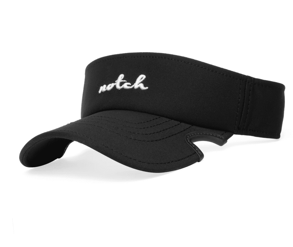 Notch Classic Adjustable Black/White Visor NCA-BWV