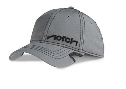 Notch Classic Adjustable Grey Cap w/Black Stitching NCA-GB