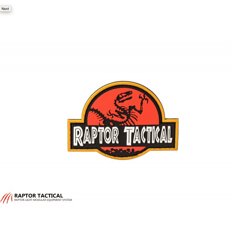 Raptor Tactical Prehistoric Patch