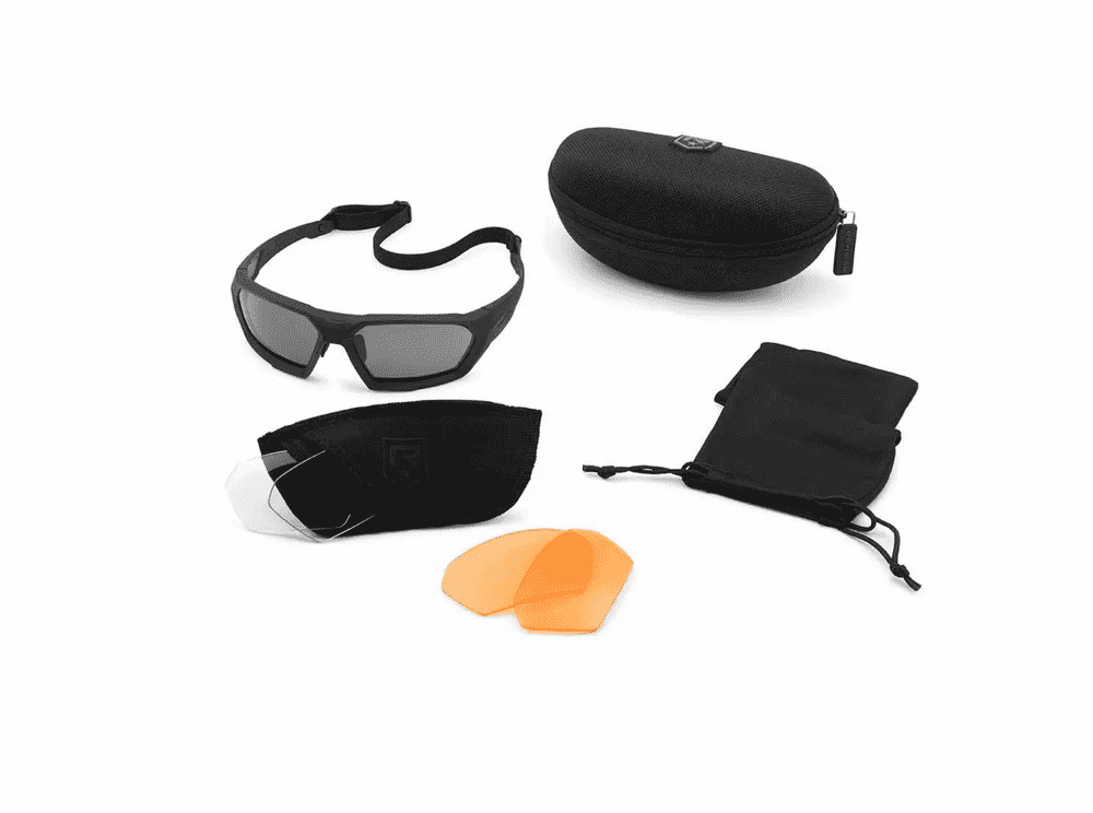 Revision ShadowStrike Ballistic Sunglasses Deluxe Vermillion Kit