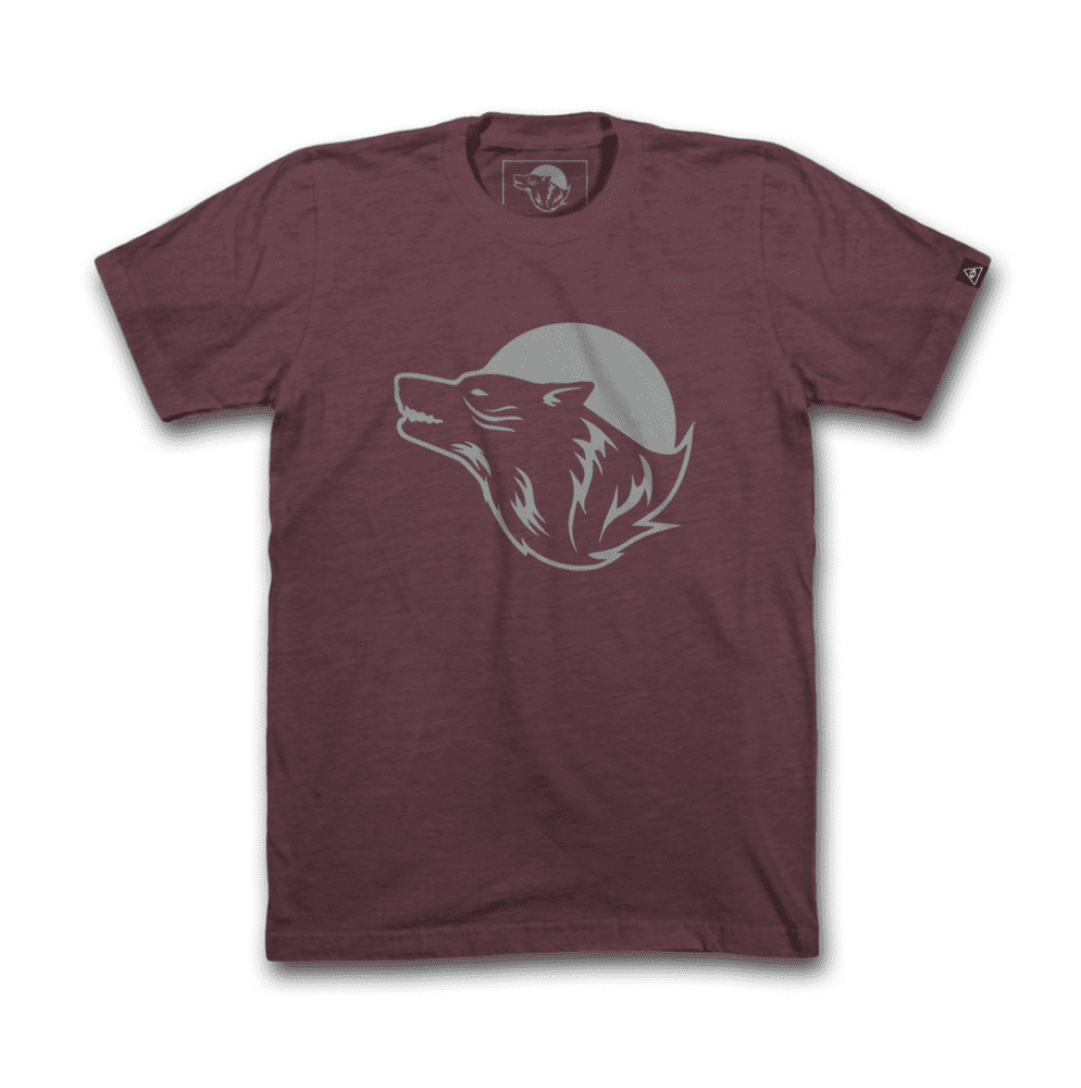 Spiritus Systems Wolf T-Shirt - Maroon