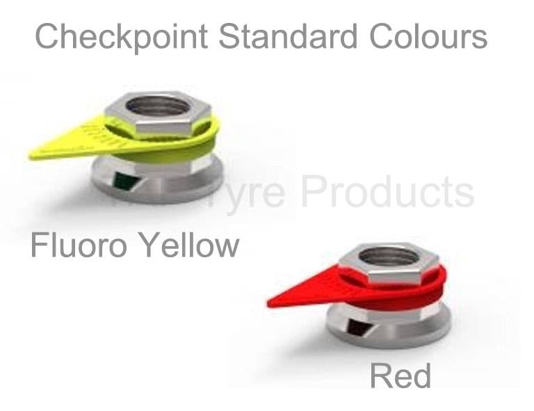 Checkpoint Wheel Nut indicator 46mm pack 100