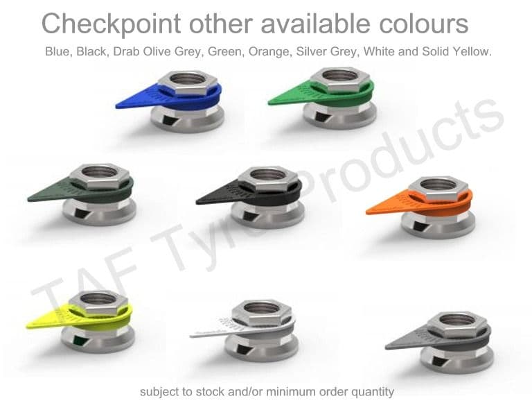 Checkpoint Wheel Nut indicator 46mm pack 100