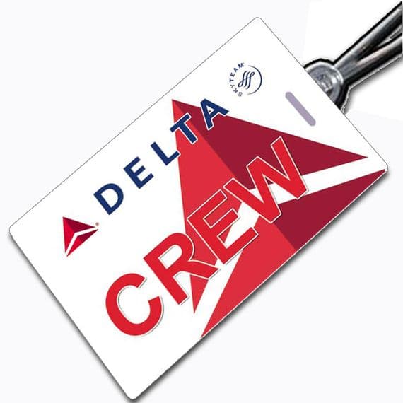 Delta Airlines Crew Tag