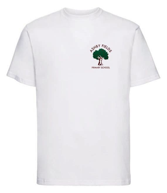 Ashby fields Primary School house colour PE Tshirts
