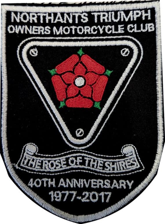 Cloth badge-40th Anniversary
