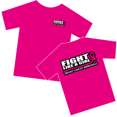 Flight like a Girl - Pink Tshirt (1)