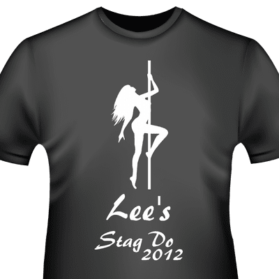 Pole Dancer Stag Tshirt