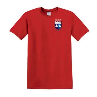 The Abbey CE Academy Ariel House PE T-shirt (Red)