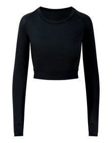 Women's Crop Top Black - SDS