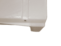 100L Flat Water Tank with Drain Sump