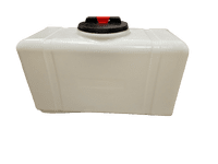 100L Flat Water Tank with Drain Sump