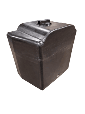 150L Black Upright Tank Narrow