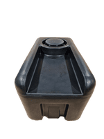 200L Horizontal Flat Black Water Tank