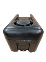 200L Horizontal Flat Black Water Tank