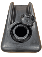 200L Horizontal Flat Black Water Tank