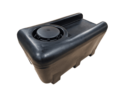 200L Horizontal Flat Black Water Tank