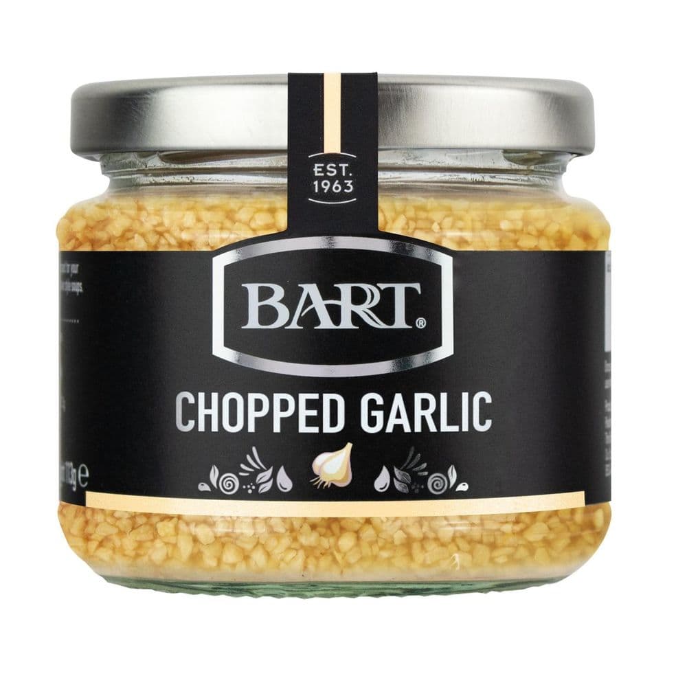Chopped Garlic In White Wine Vinegar Bart 190g