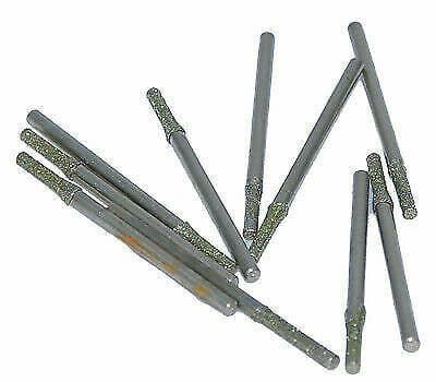 10 X 2.5MM Diamond tip drill bits for ceramic, glass, porcelain - UK Seller