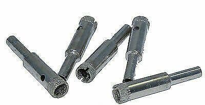 6 X 8MM Diamond tip drill bits for ceramic, glass, porcelain - UK Seller