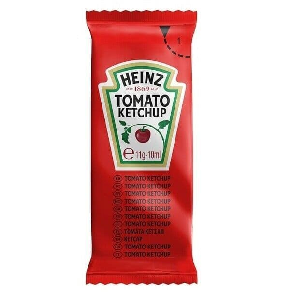 Heinz Tomato Ketchup Sauce Individual Sachet Portions Catering Wholesale