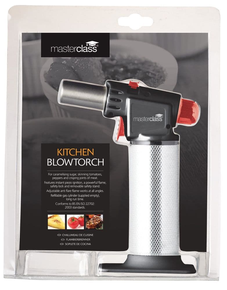 Master Class Deluxe Self Lighting Refillable Gas Food Cooks Chefs Blow