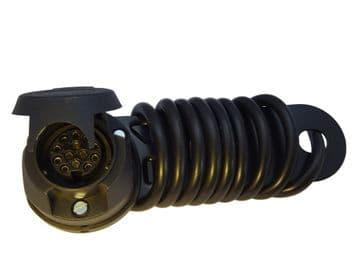 12V 8 CORE 13 PIN PRE-WIRED  EURO SOCKET AND MOUNTING PLATE