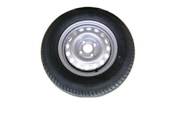 165 R13 8PLY 100 PCD WHEEL AND TYRE
