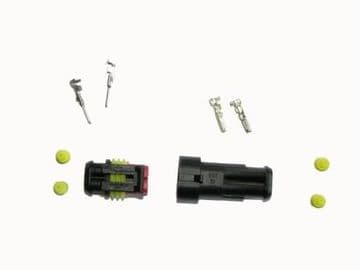 2 WAY SUPERSEAL WATERPROOF ELECTRICAL CONNECTOR KIT