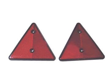 2 x REFLECTIVE TRAILER TRIANGLE