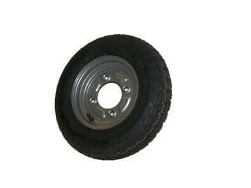 3.50 X 8 TYRE AND WHEEL 115 MM PCD